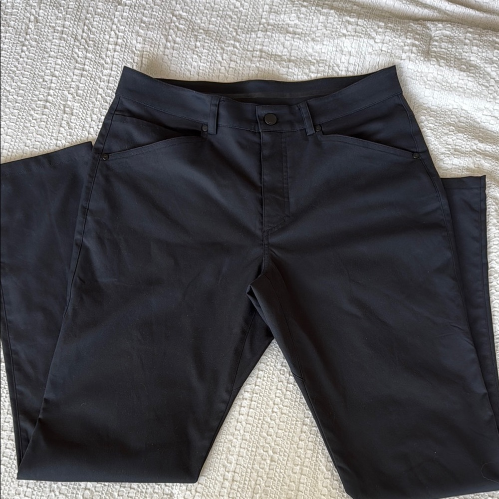 Myles Apparel Classic Tour Pant Black Chino Pants with Straight Leg Cut